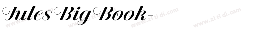 Jules Big Book字体转换
